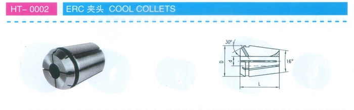 High Quality Steel Sealing Collet Clamps Erc Rubber Coolant Spring Collets Er11 Er16 Er20 Er25 Er32 Er40